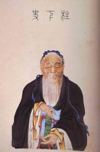 老子像版画